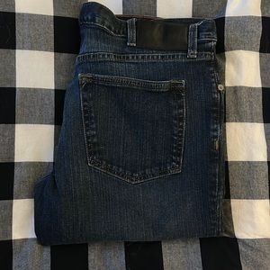 Slim fit dark wash jeans